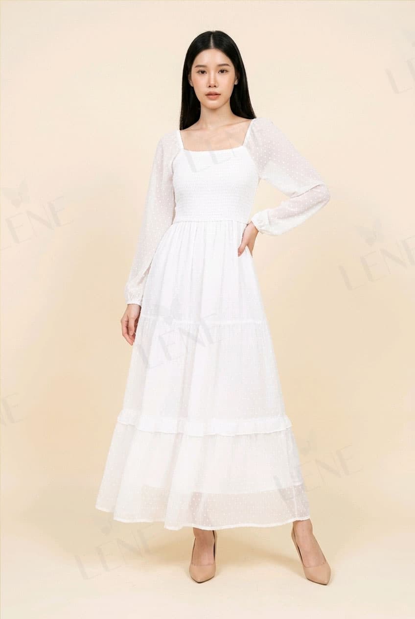 Đầm maxi tay bồng - View 2