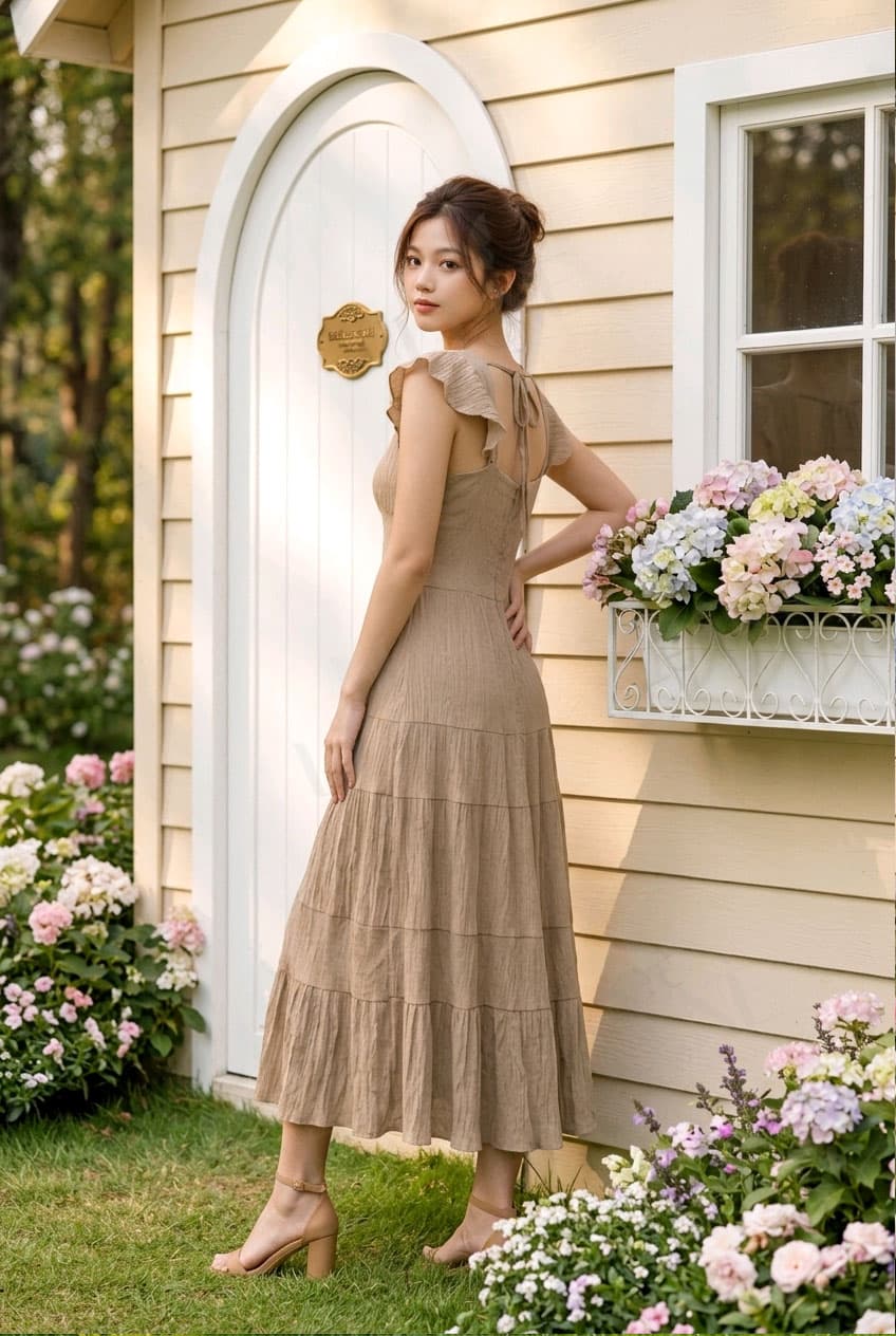 Đầm maxi điệu đà - View 2