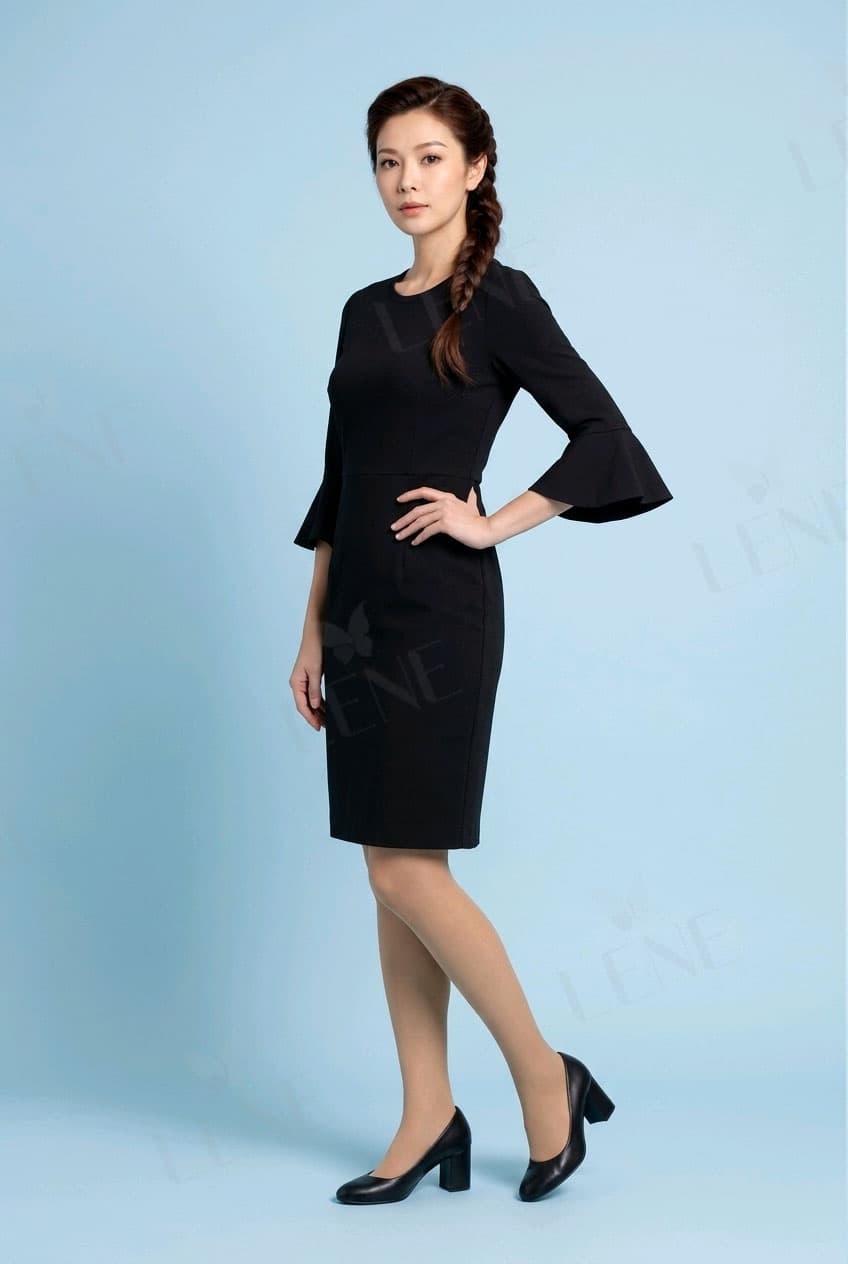 Đầm ôm tay loe - View 4