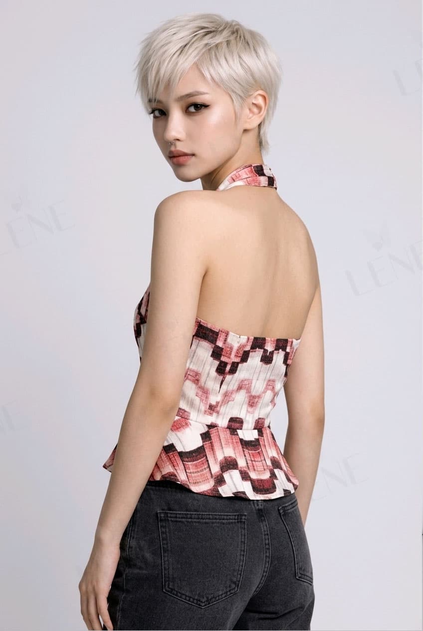 Áo yếm họa tiết hiện đại - View 2