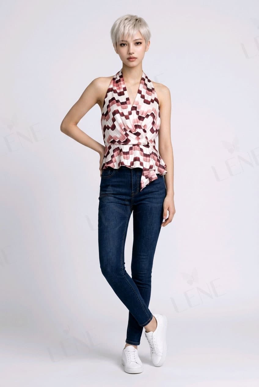 Áo yếm họa tiết hiện đại - View 3