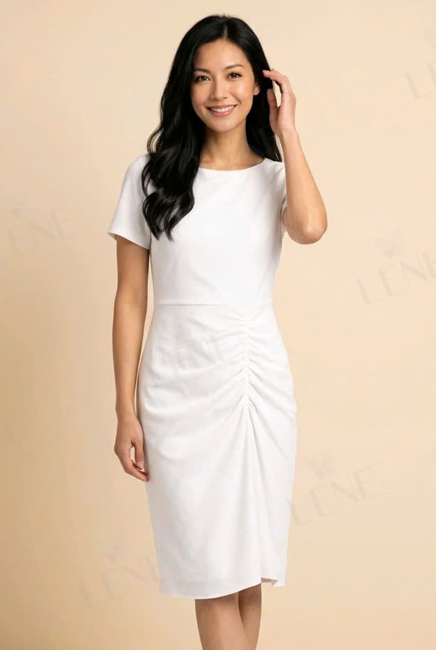Đầm nhún thanh lịch - View 3