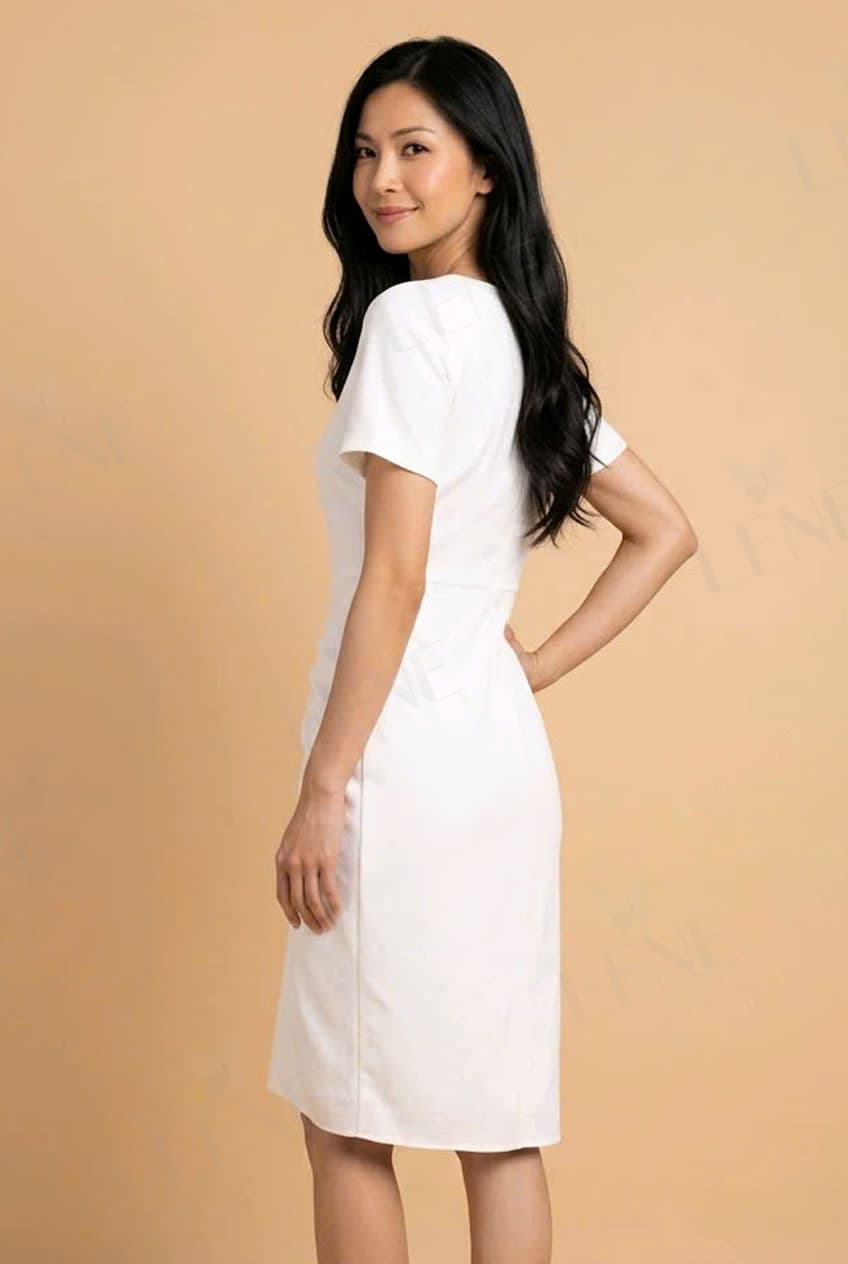 Đầm nhún thanh lịch - View 4
