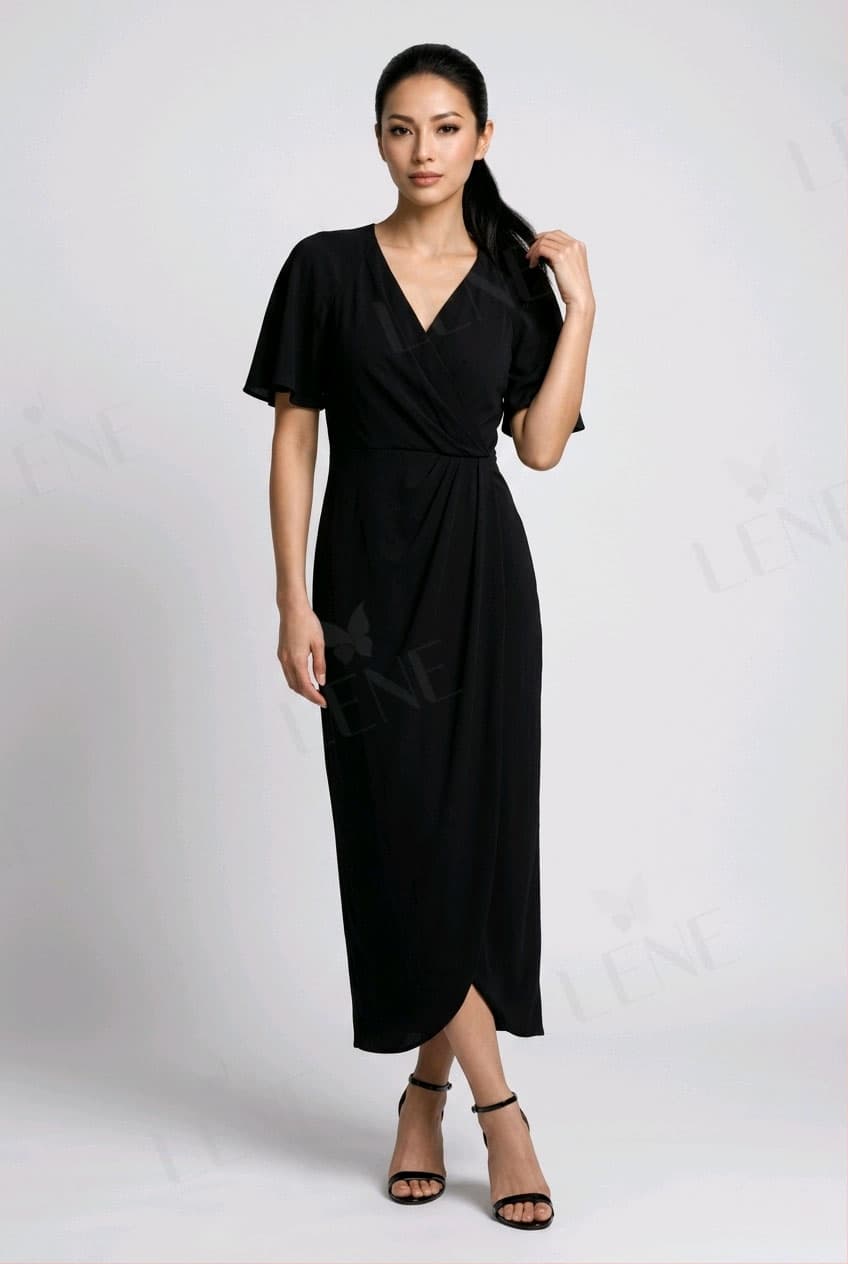 Đầm nhún eo thanh lịch - View 2