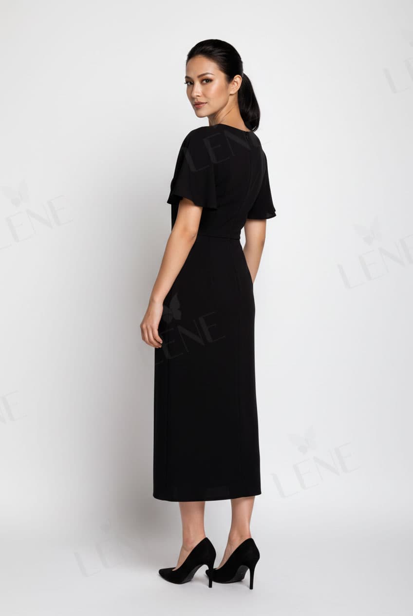 Đầm nhún eo thanh lịch - View 4