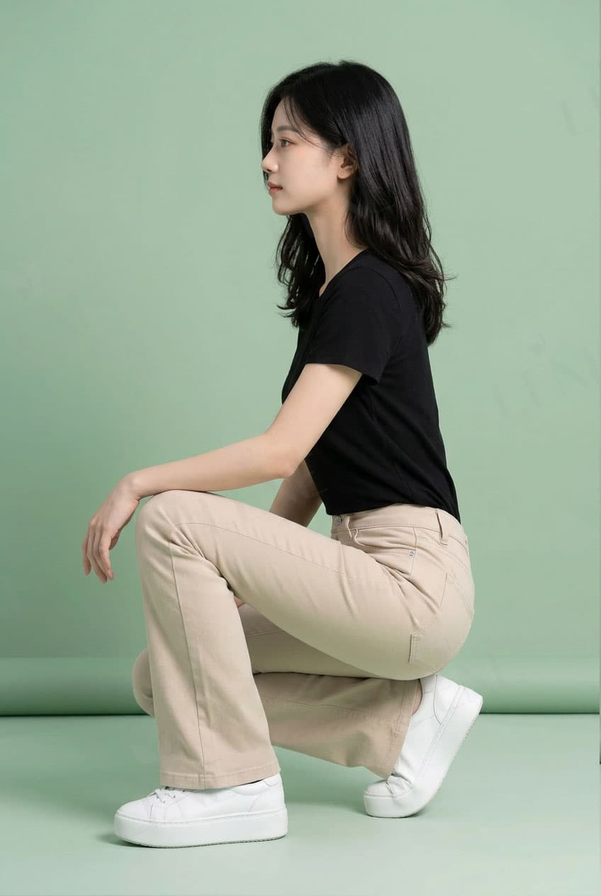 Quần kaki ống loe - View 4