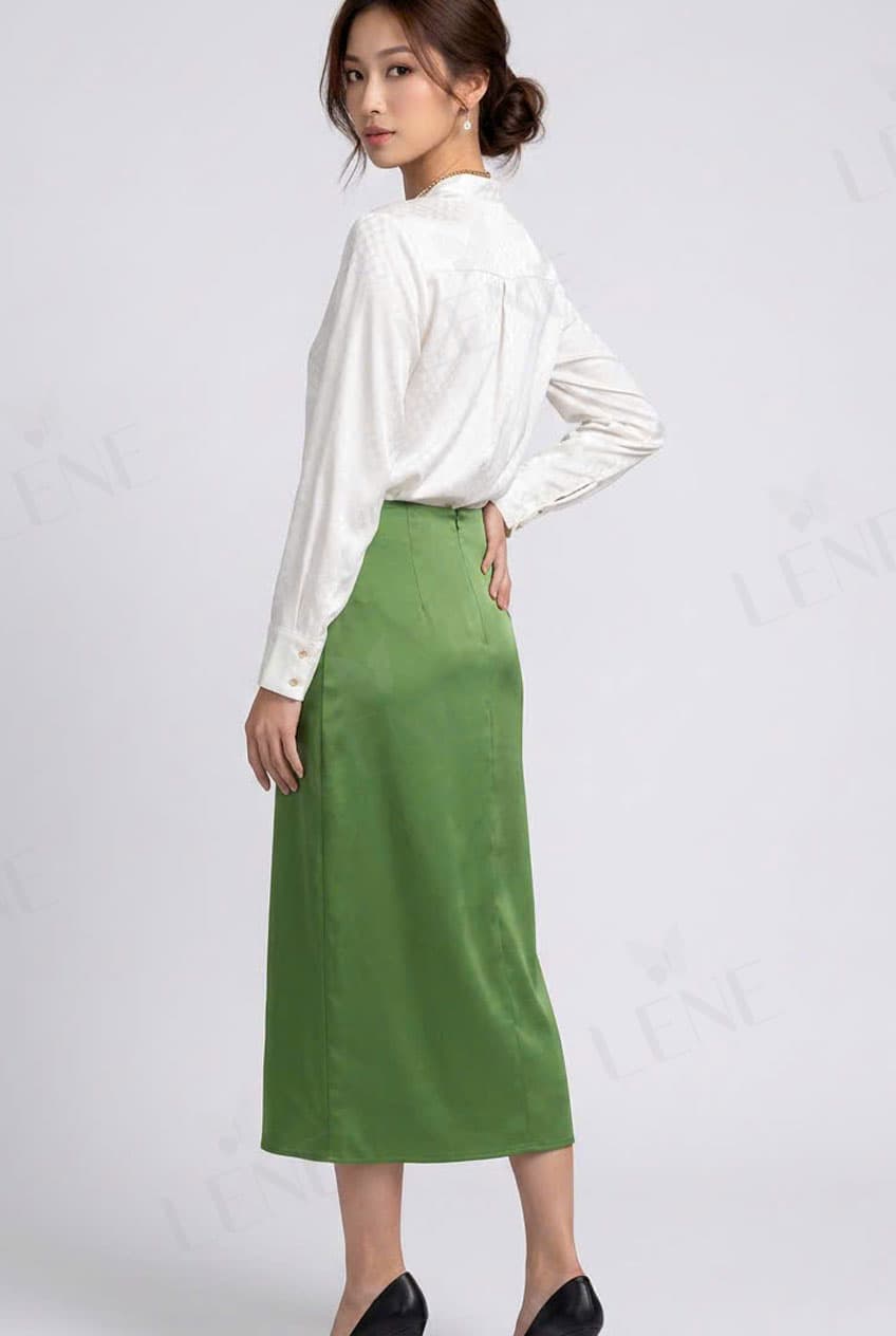 Váy lụa satin - View 3